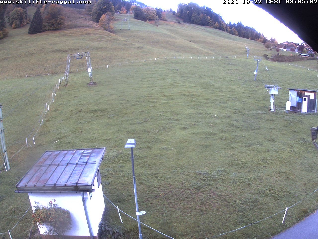 Archiv Foto Webcam Skilifte Raggal Blick auf die Piste