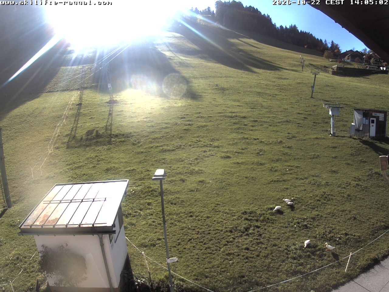 Archiv Foto Webcam Skilifte Raggal Blick auf die Piste
