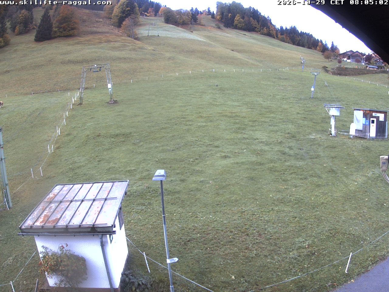 Archiv Foto Webcam Skilifte Raggal Blick auf die Piste