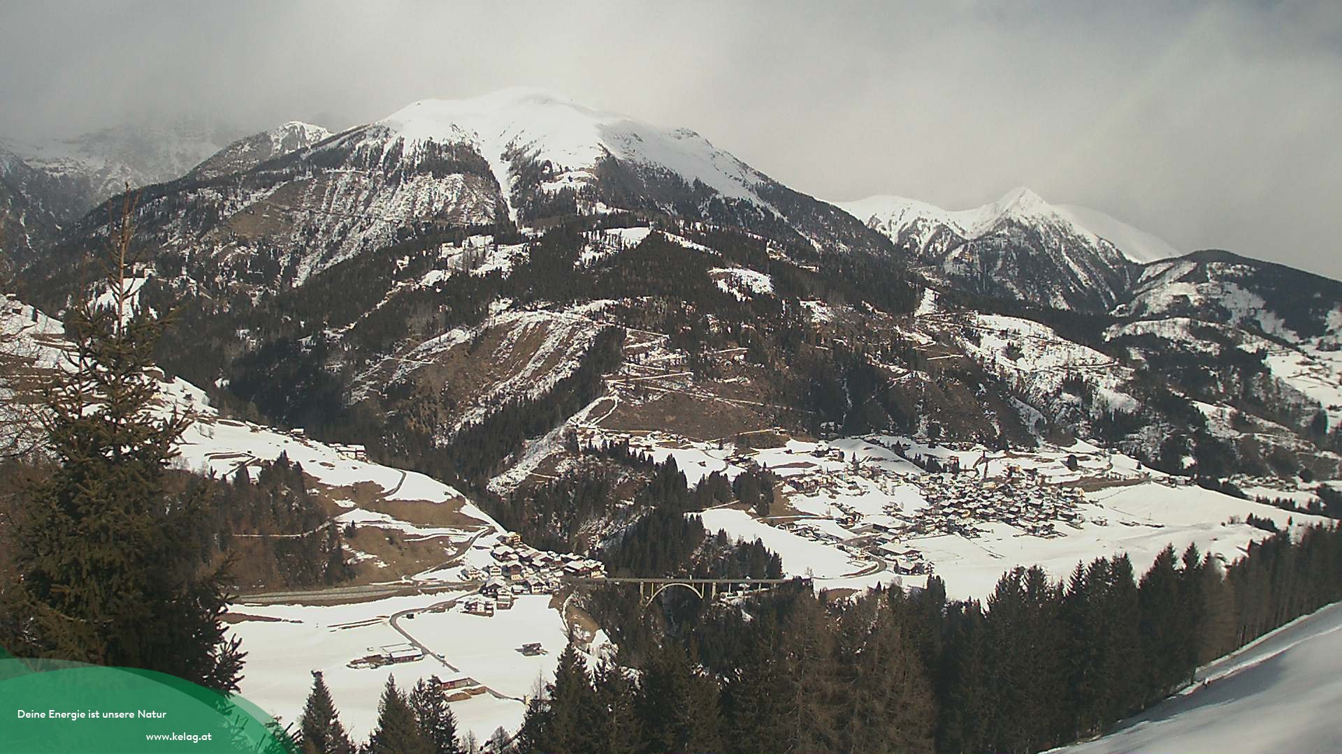 Archiv Foto Webcam Lesachtal Blick über das Tal