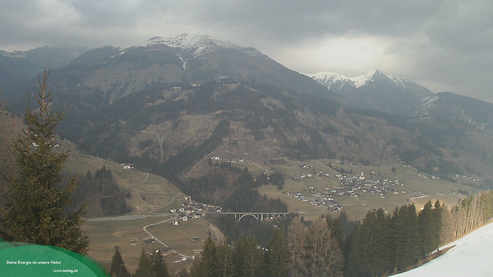 Archiv Foto Webcam Lesachtal Blick über das Tal