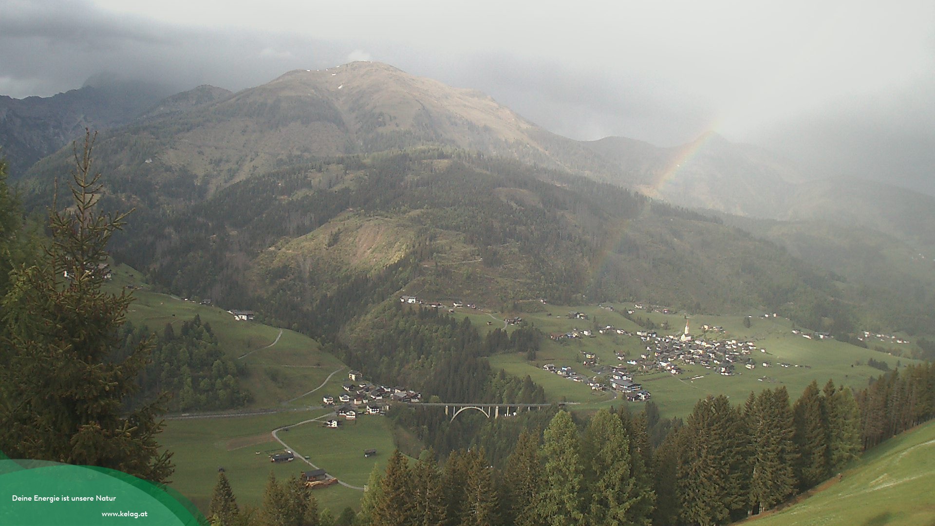 Archiv Foto Webcam Lesachtal Blick über das Tal