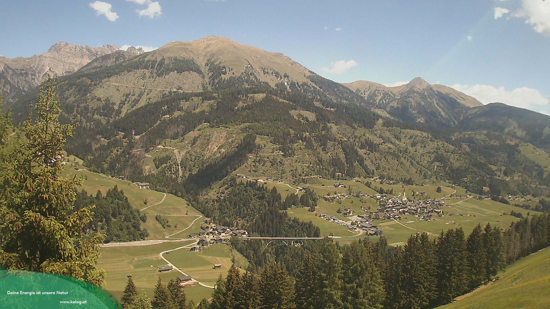 Archiv Foto Webcam Lesachtal Blick über das Tal