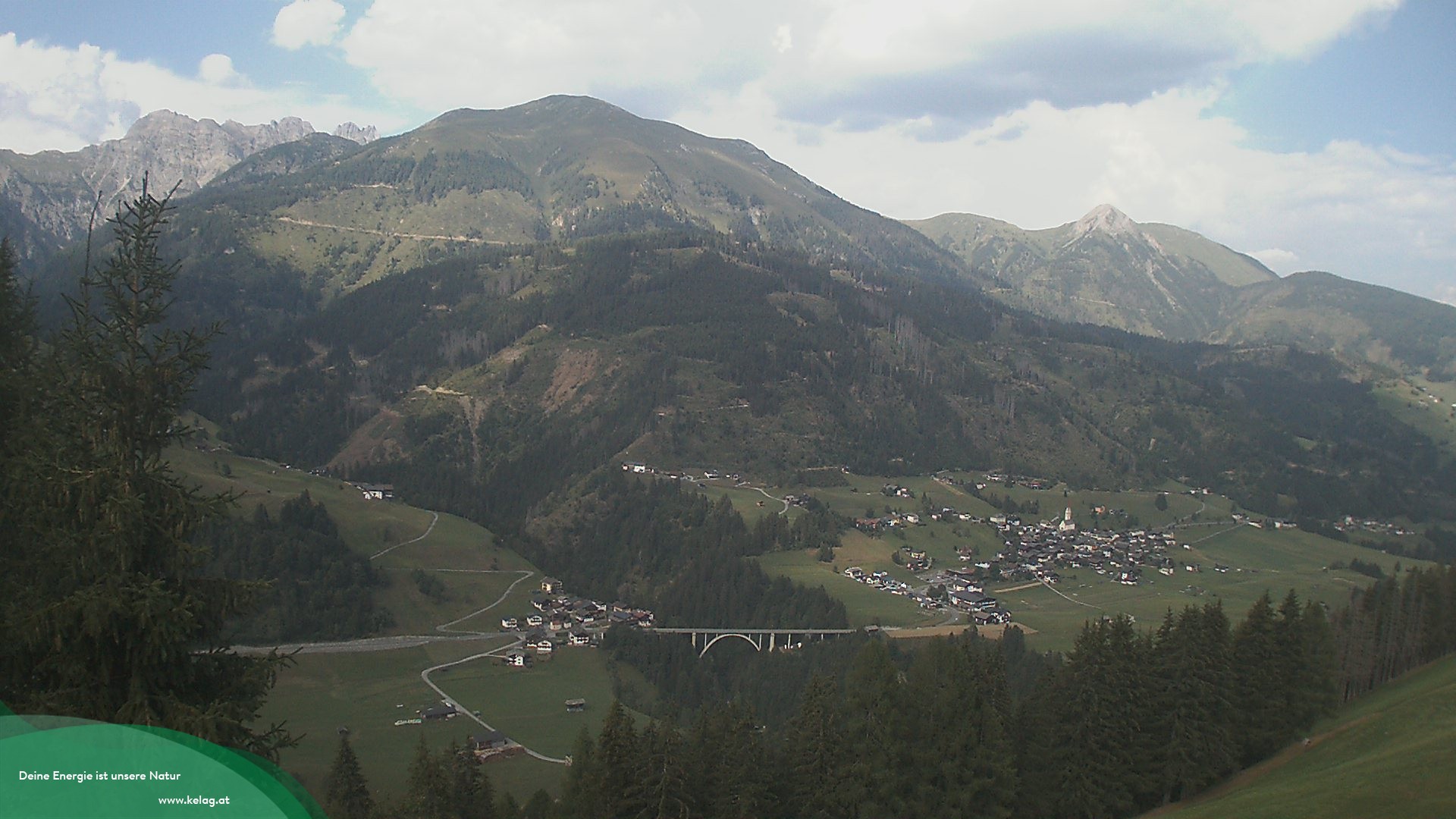 Archiv Foto Webcam Lesachtal Blick über das Tal