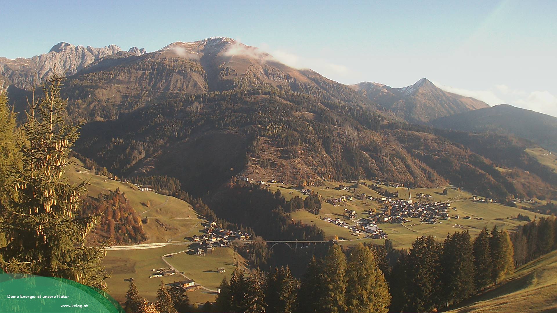 Archiv Foto Webcam Lesachtal Blick über das Tal