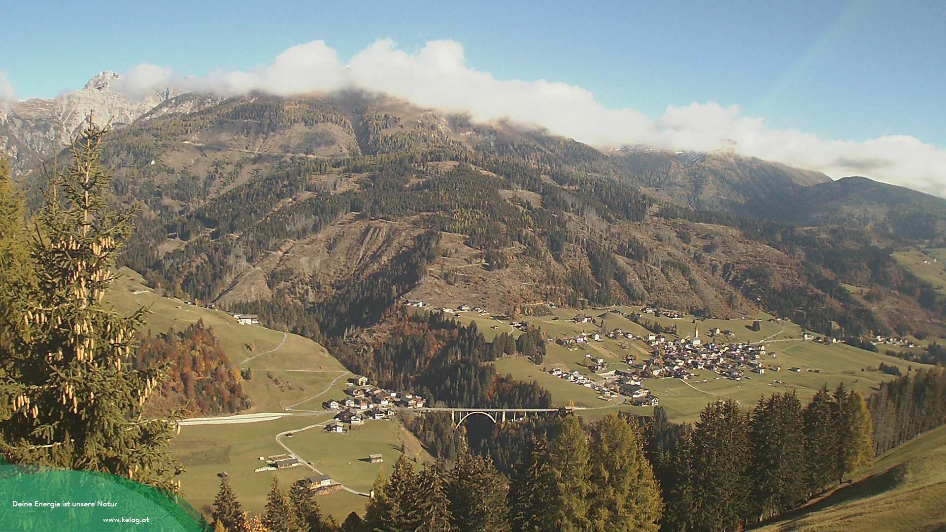 Archiv Foto Webcam Lesachtal Blick über das Tal