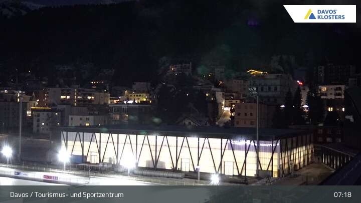 Archiv Foto Webcam Davos: Sport- und Tourismuszentrum
