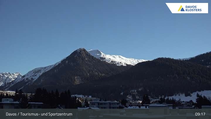 Archiv Foto Webcam Davos: Sport- und Tourismuszentrum