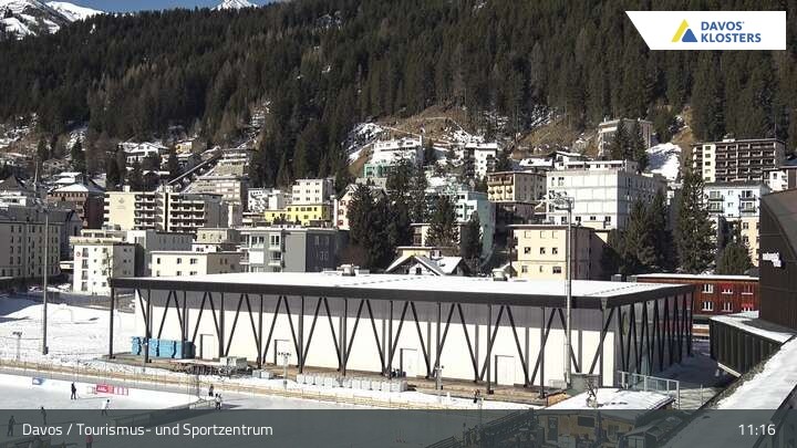 Archiv Foto Webcam Davos: Sport- und Tourismuszentrum