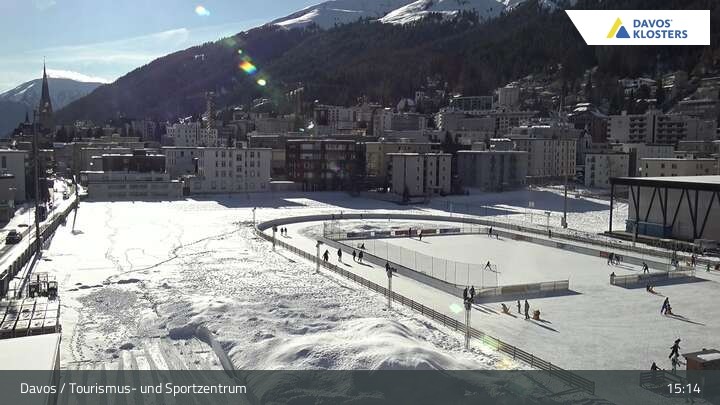 Archived image Webcam Tourism Center Davos