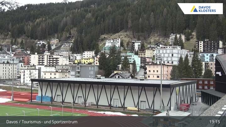 Archiv Foto Webcam Davos: Sport- und Tourismuszentrum