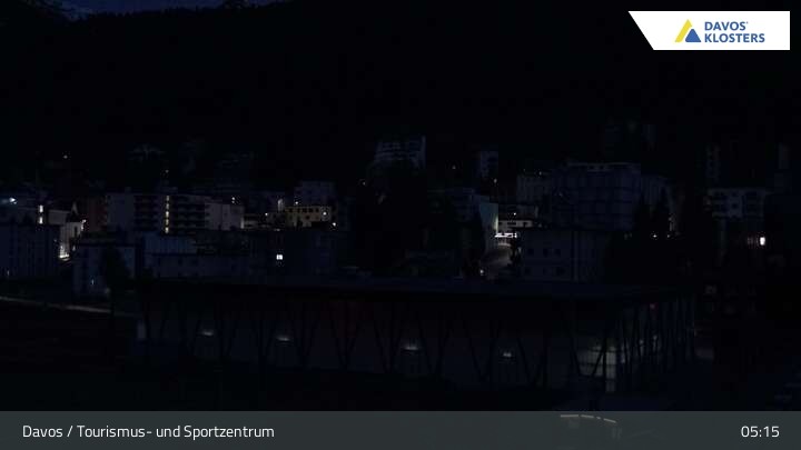 Archived image Webcam Tourism Center Davos