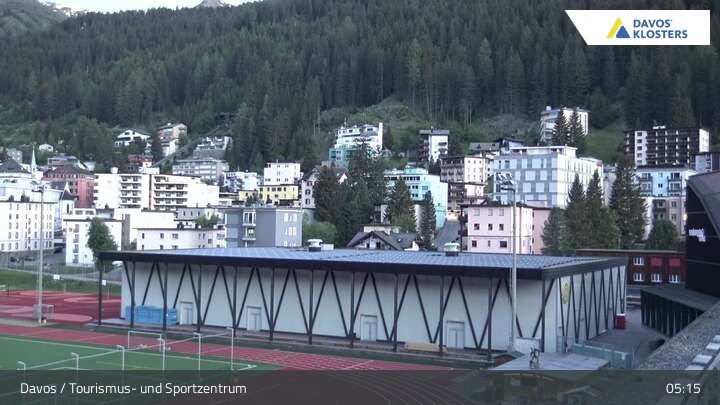 Archived image Webcam Tourism Center Davos