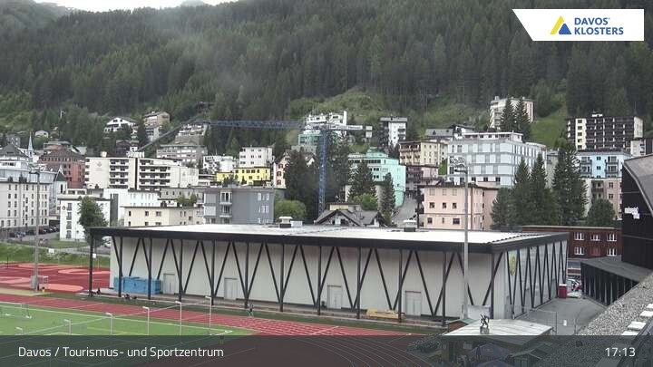 Archived image Webcam Tourism Center Davos