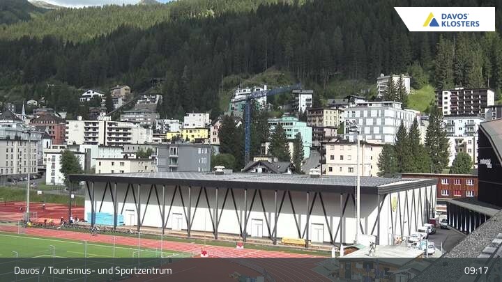 Archiv Foto Webcam Davos: Sport- und Tourismuszentrum