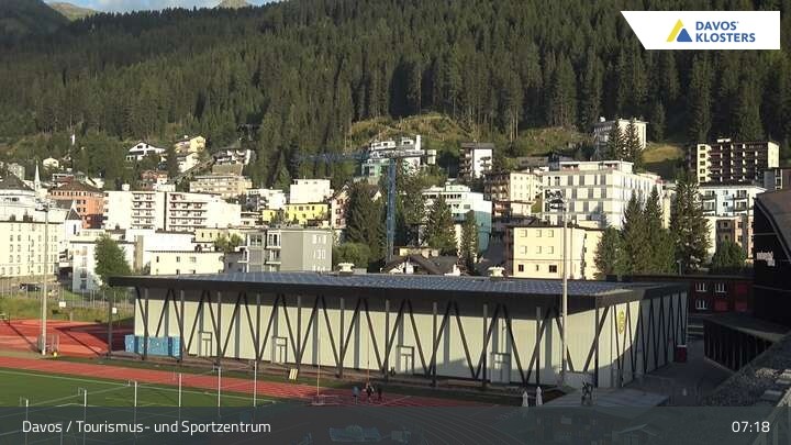 Archiv Foto Webcam Davos: Sport- und Tourismuszentrum