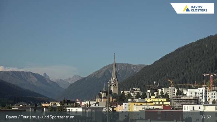 Archiv Foto Webcam Davos: Sport- und Tourismuszentrum