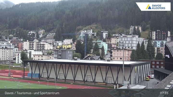 Archiv Foto Webcam Davos: Sport- und Tourismuszentrum