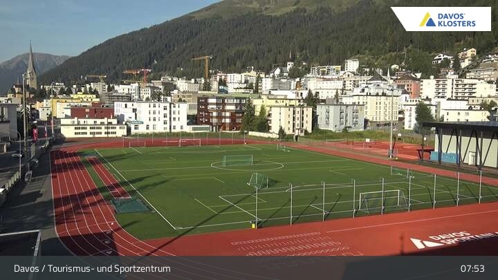 Archived image Webcam Tourism Center Davos