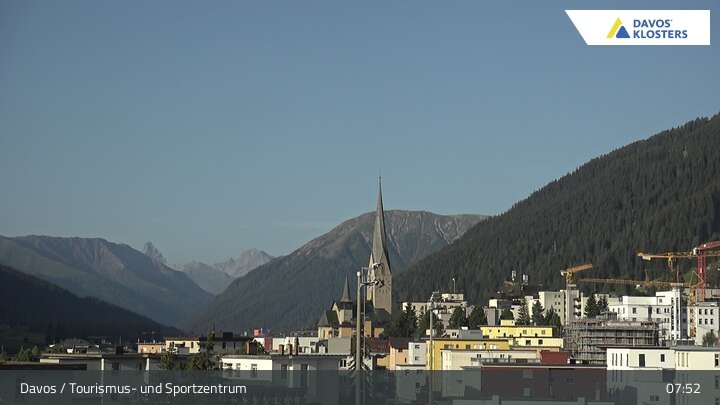 Archiv Foto Webcam Davos: Sport- und Tourismuszentrum