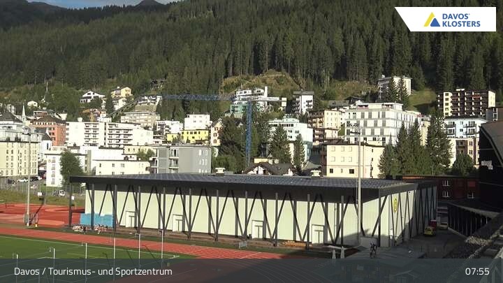 Archived image Webcam Tourism Center Davos