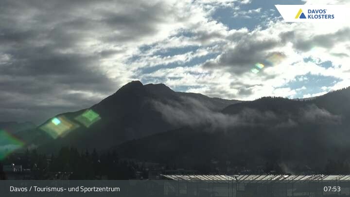 Archived image Webcam Tourism Center Davos