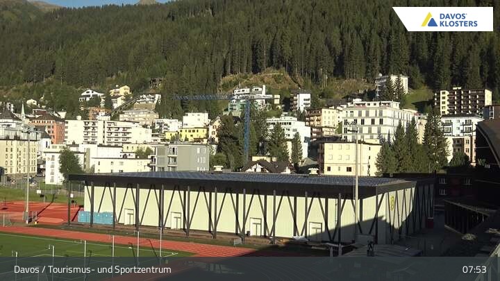 Archiv Foto Webcam Davos: Sport- und Tourismuszentrum