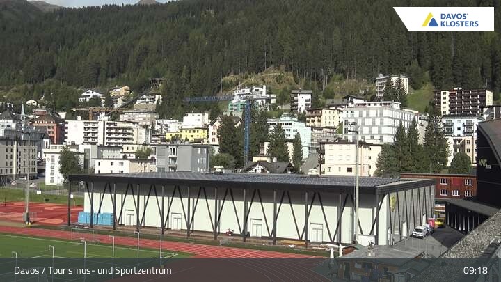 Archiv Foto Webcam Davos: Sport- und Tourismuszentrum