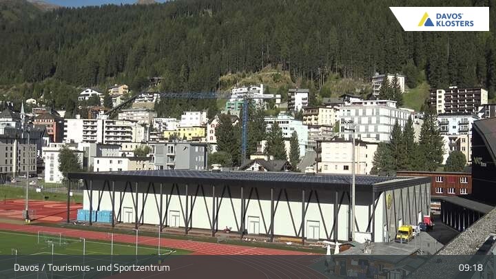 Archiv Foto Webcam Davos: Sport- und Tourismuszentrum