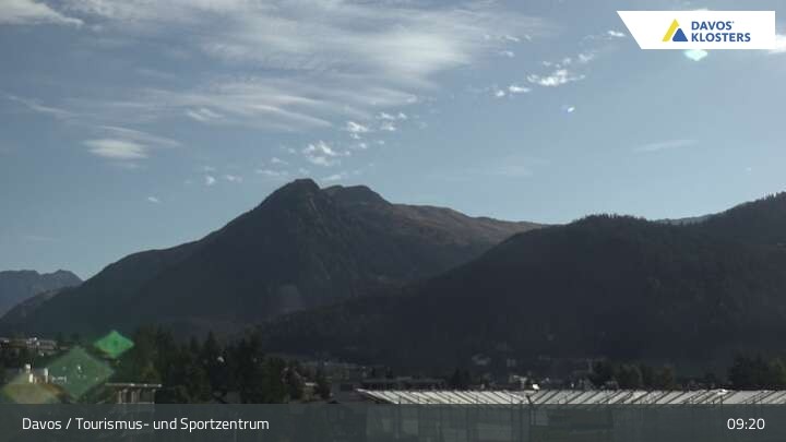 Archived image Webcam Tourism Center Davos