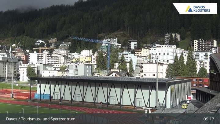 Archiv Foto Webcam Davos: Sport- und Tourismuszentrum