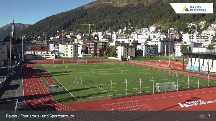 Archived image Webcam Tourism Center Davos