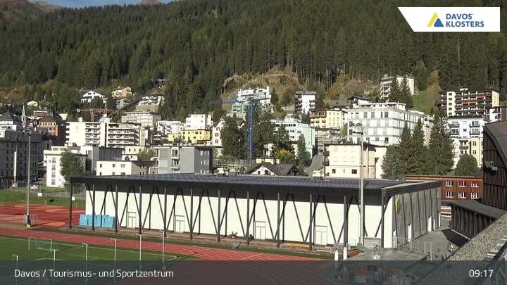 Archiv Foto Webcam Davos: Sport- und Tourismuszentrum