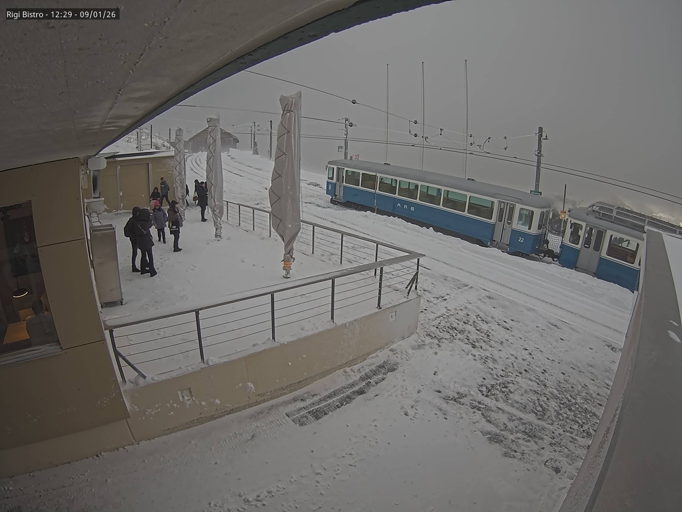 Archiv Foto Webcam Blick auf Rigi Kulm, Bergrestaurant