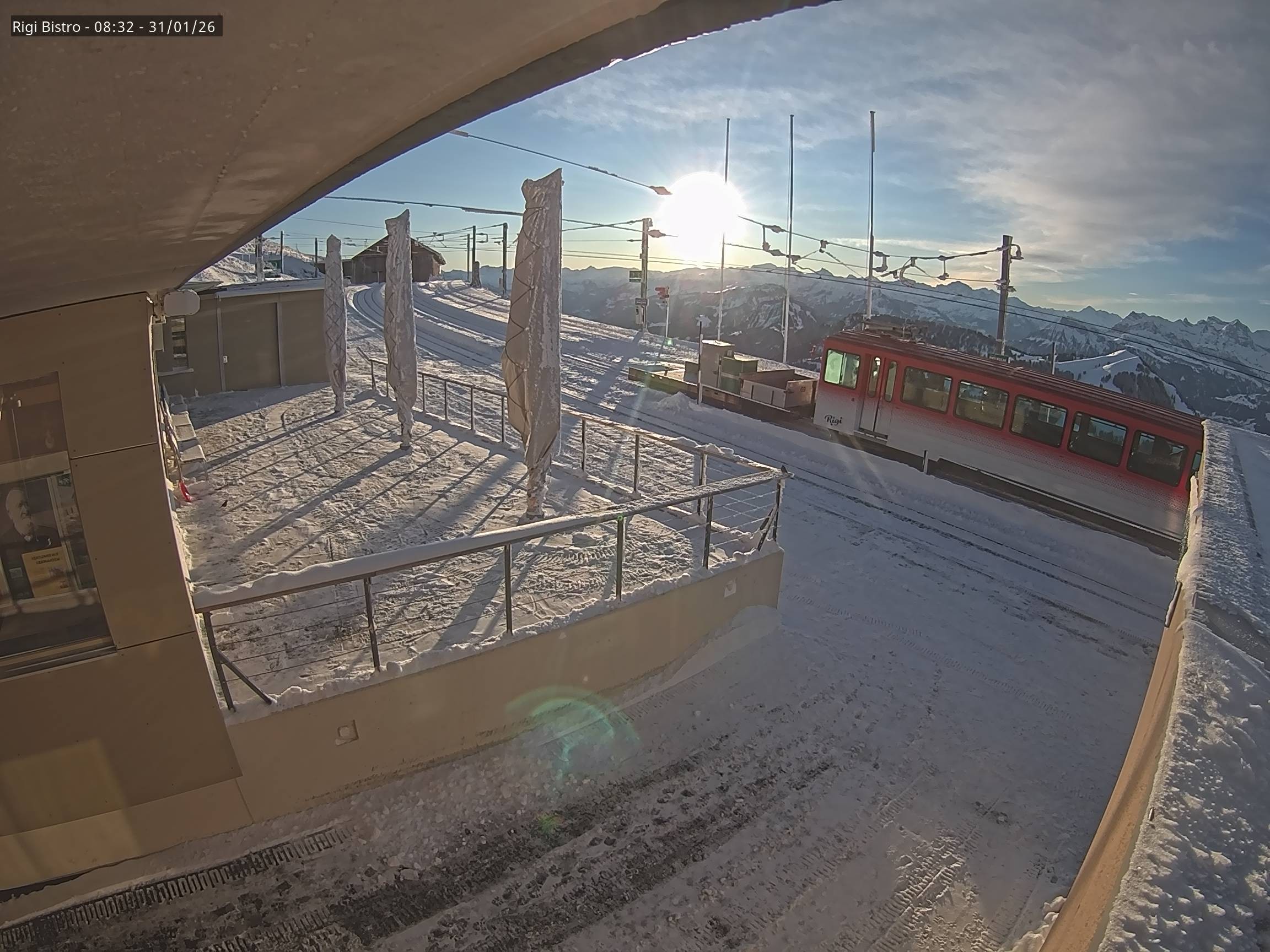 Archiv Foto Webcam Blick auf Rigi Kulm, Bergrestaurant