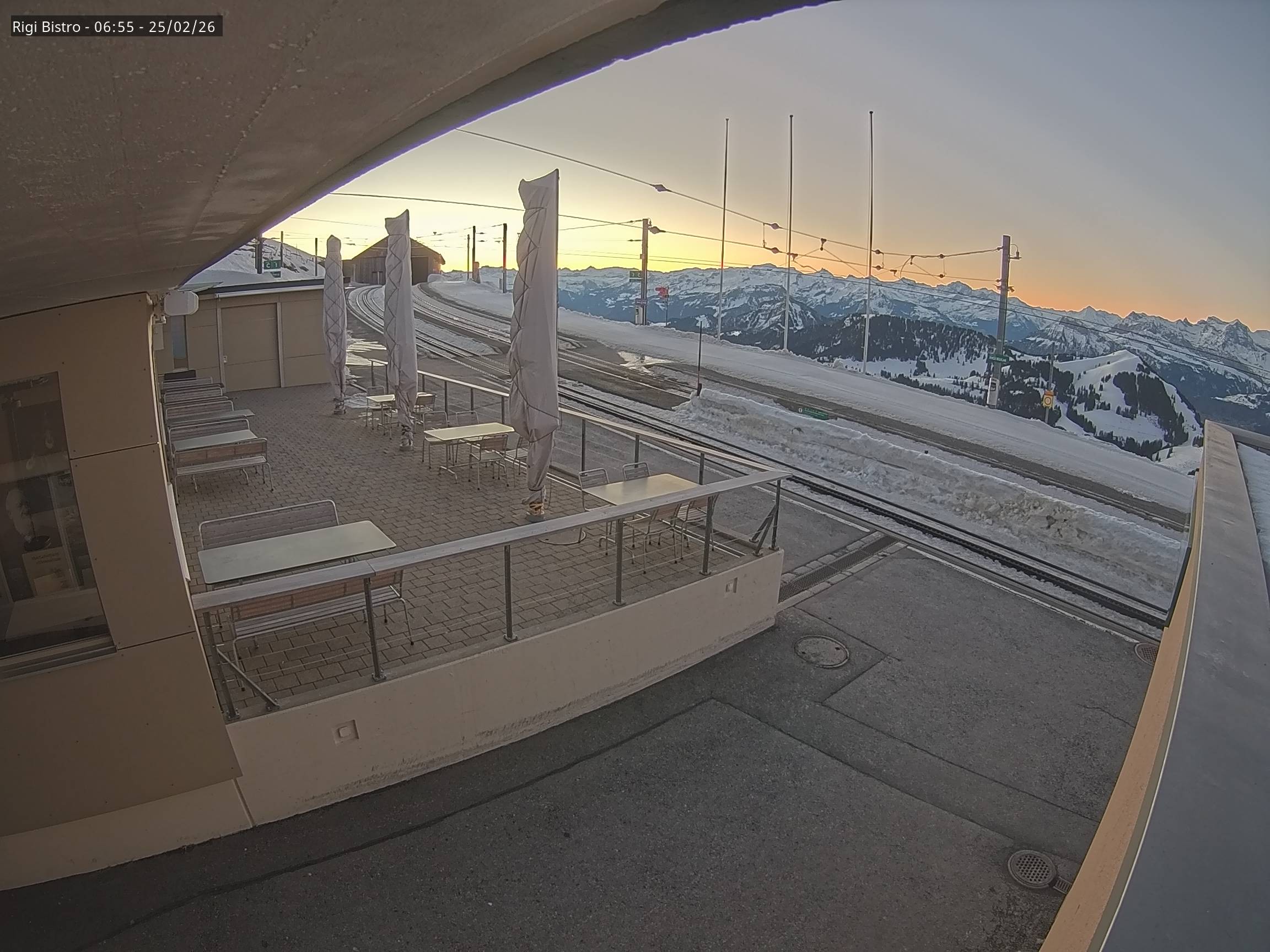 Archiv Foto Webcam Blick auf Rigi Kulm, Bergrestaurant