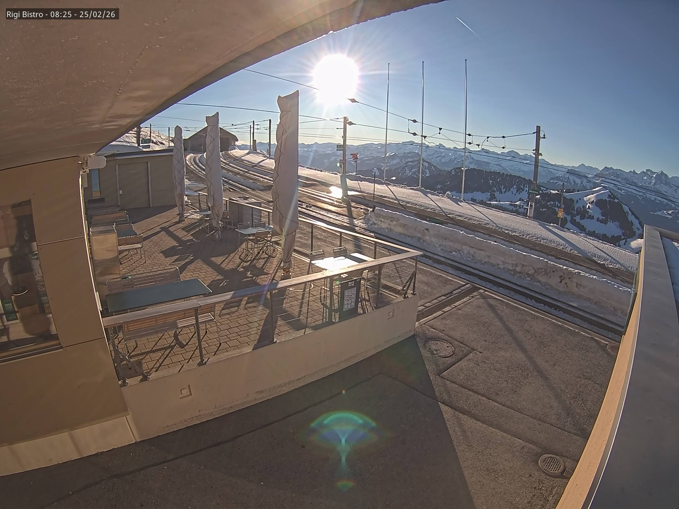 Archiv Foto Webcam Blick auf Rigi Kulm, Bergrestaurant