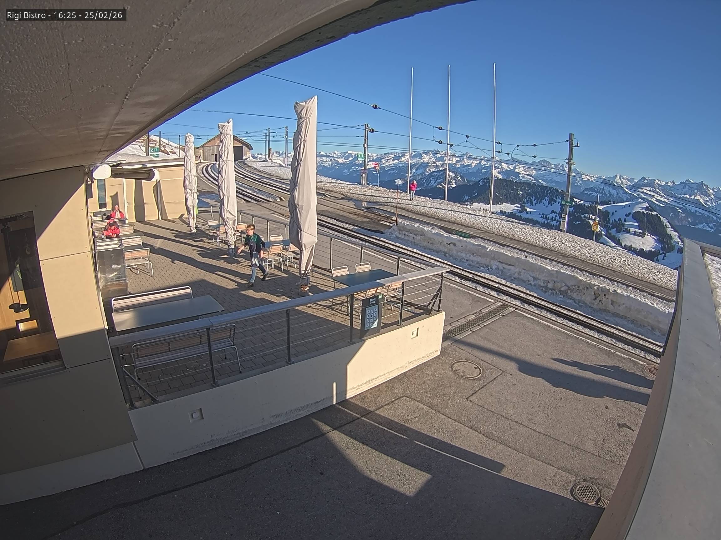 Archiv Foto Webcam Blick auf Rigi Kulm, Bergrestaurant