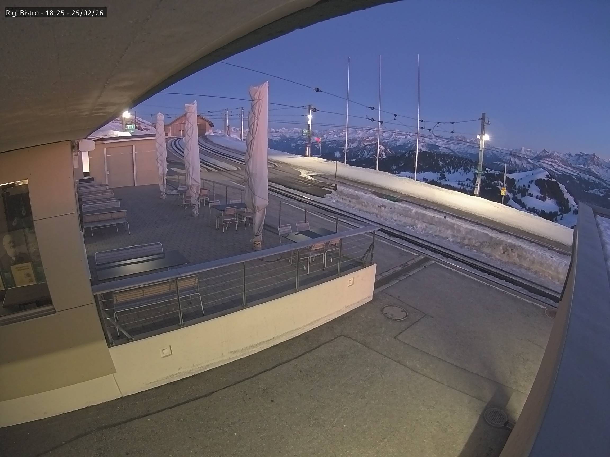 Archiv Foto Webcam Blick auf Rigi Kulm, Bergrestaurant