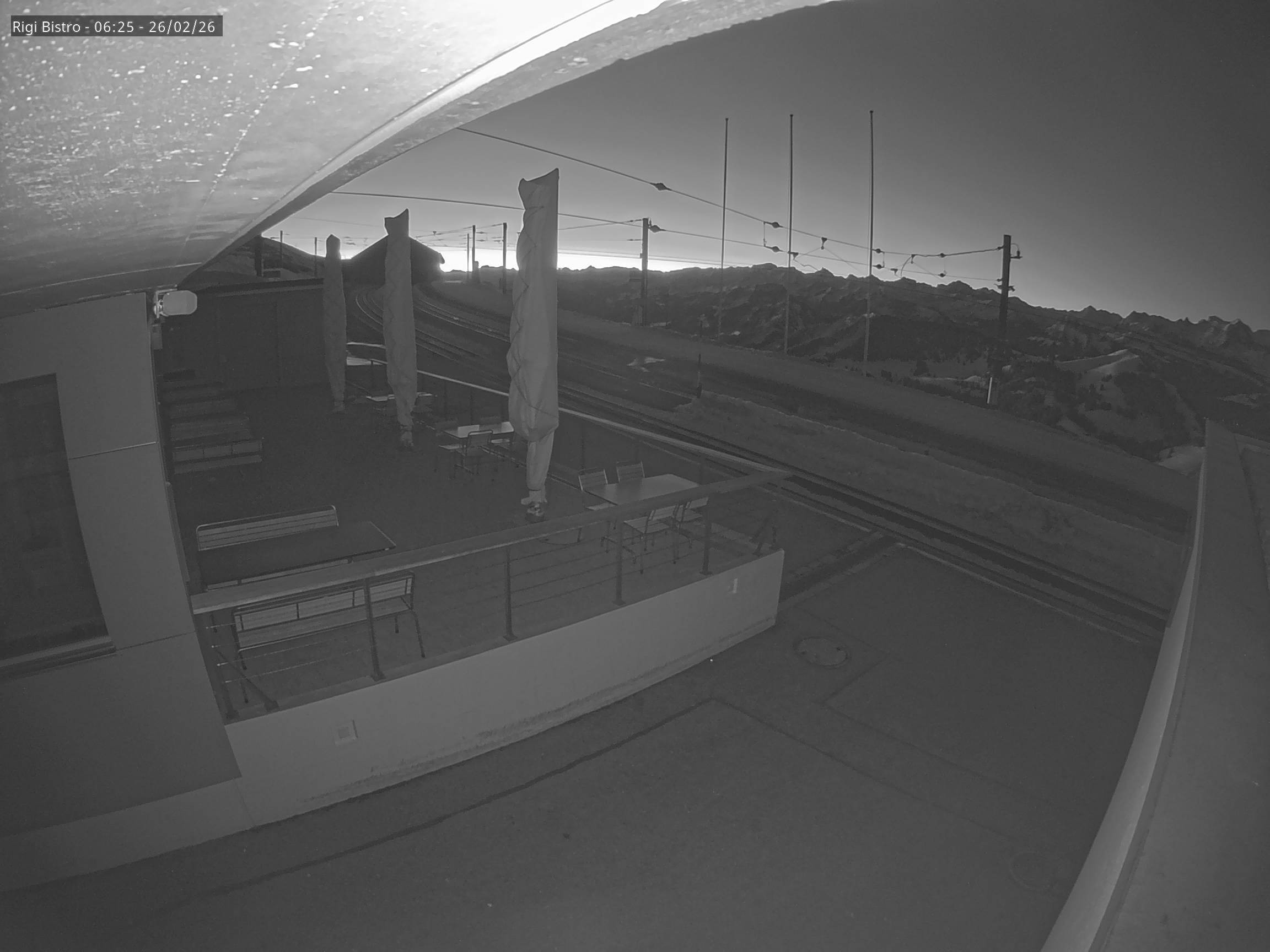 Archived image Webcam View of Rigi Kulm - mountain restaurant