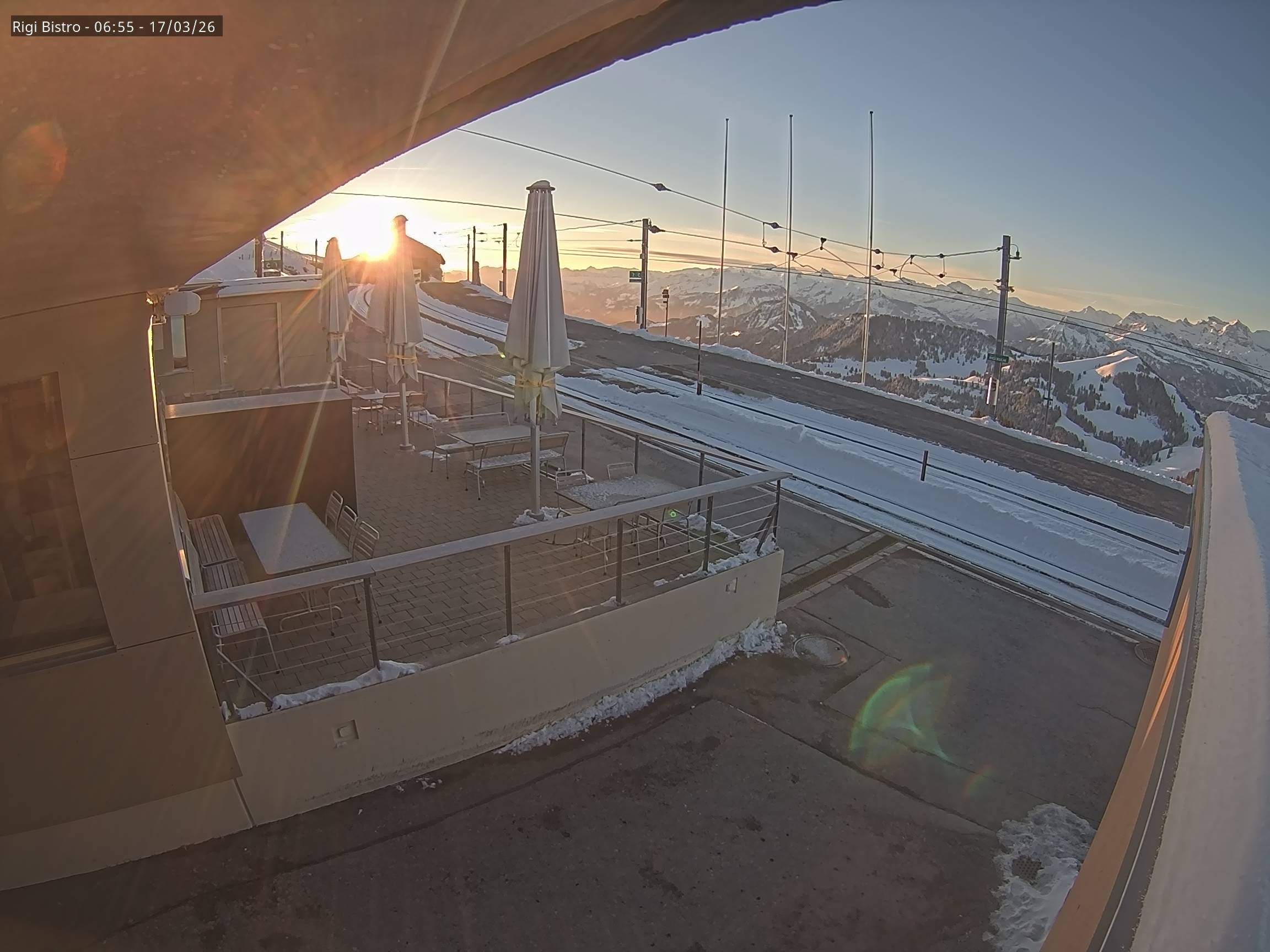 Archiv Foto Webcam Blick auf Rigi Kulm, Bergrestaurant