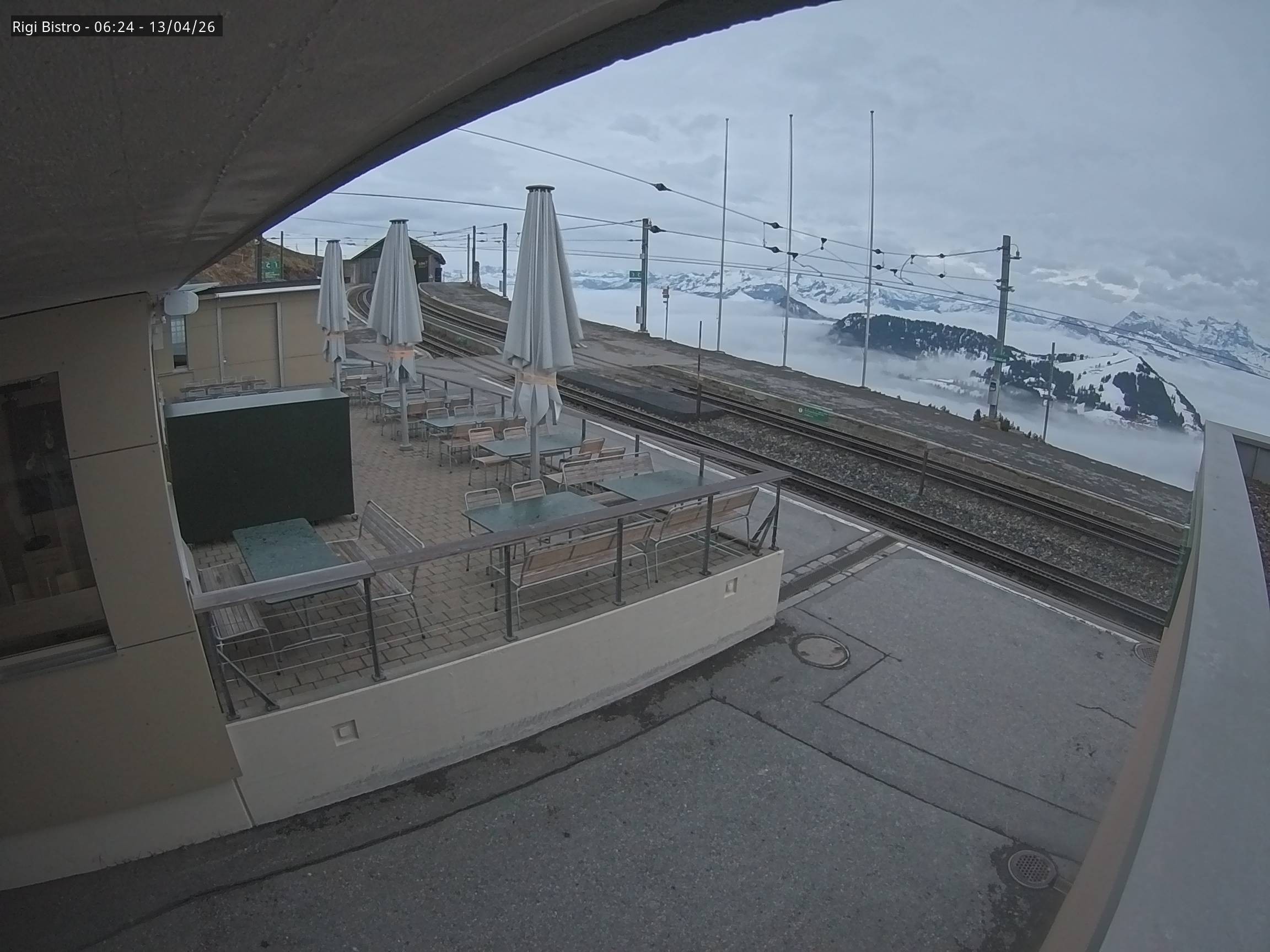 Archiv Foto Webcam Blick auf Rigi Kulm, Bergrestaurant