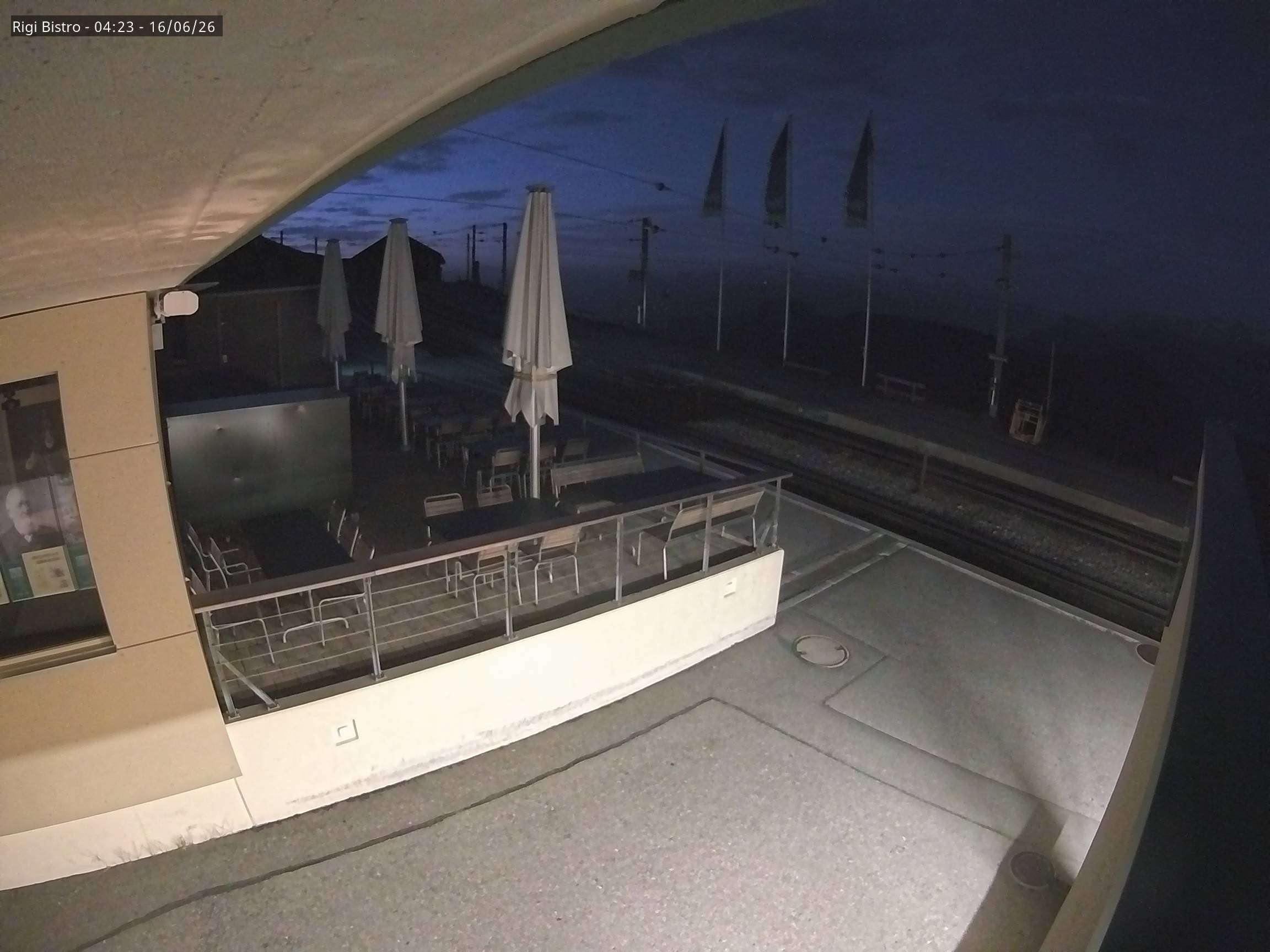 Archived image Webcam View of Rigi Kulm - mountain restaurant