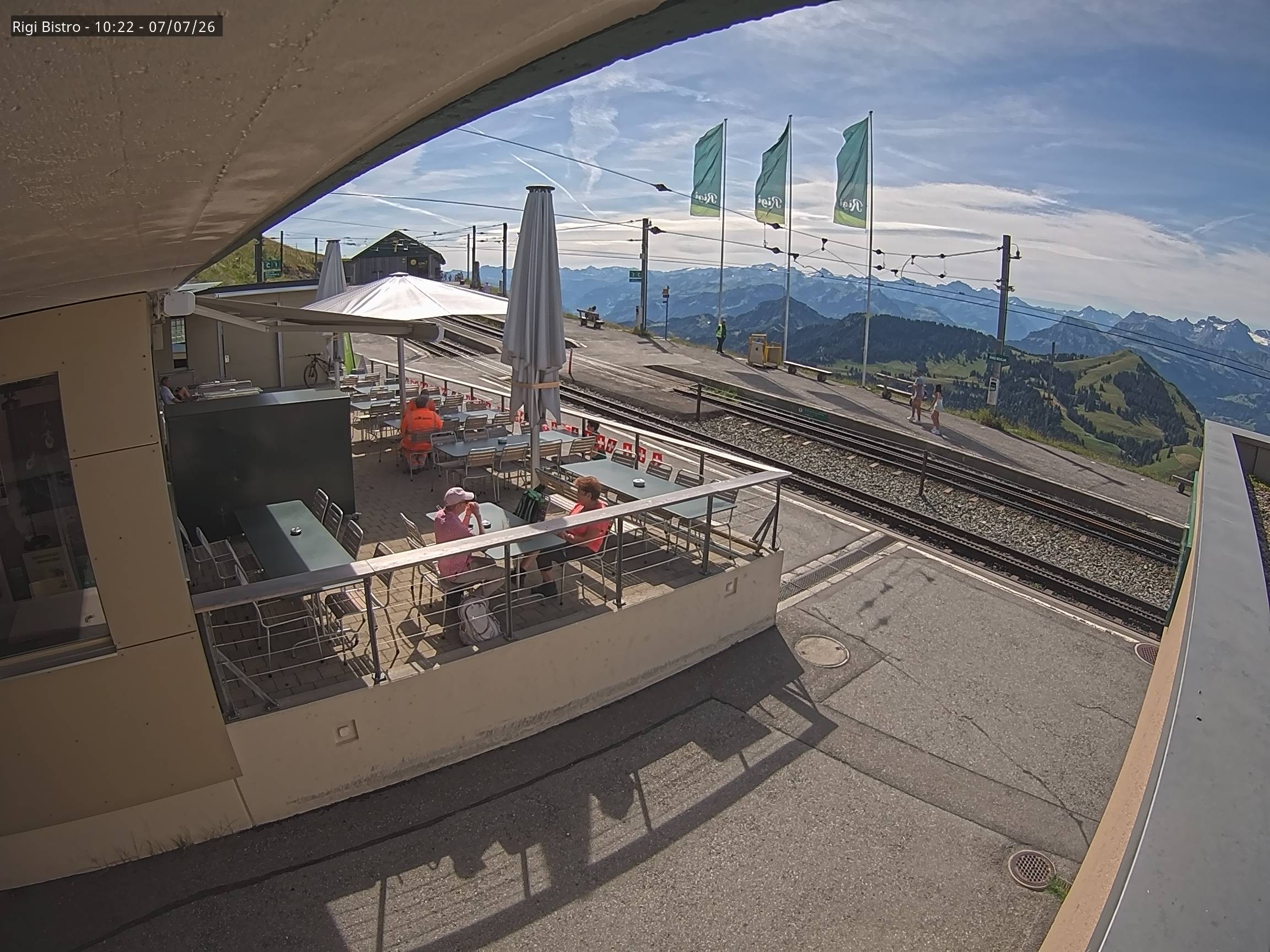 Archiv Foto Webcam Blick auf Rigi Kulm, Bergrestaurant
