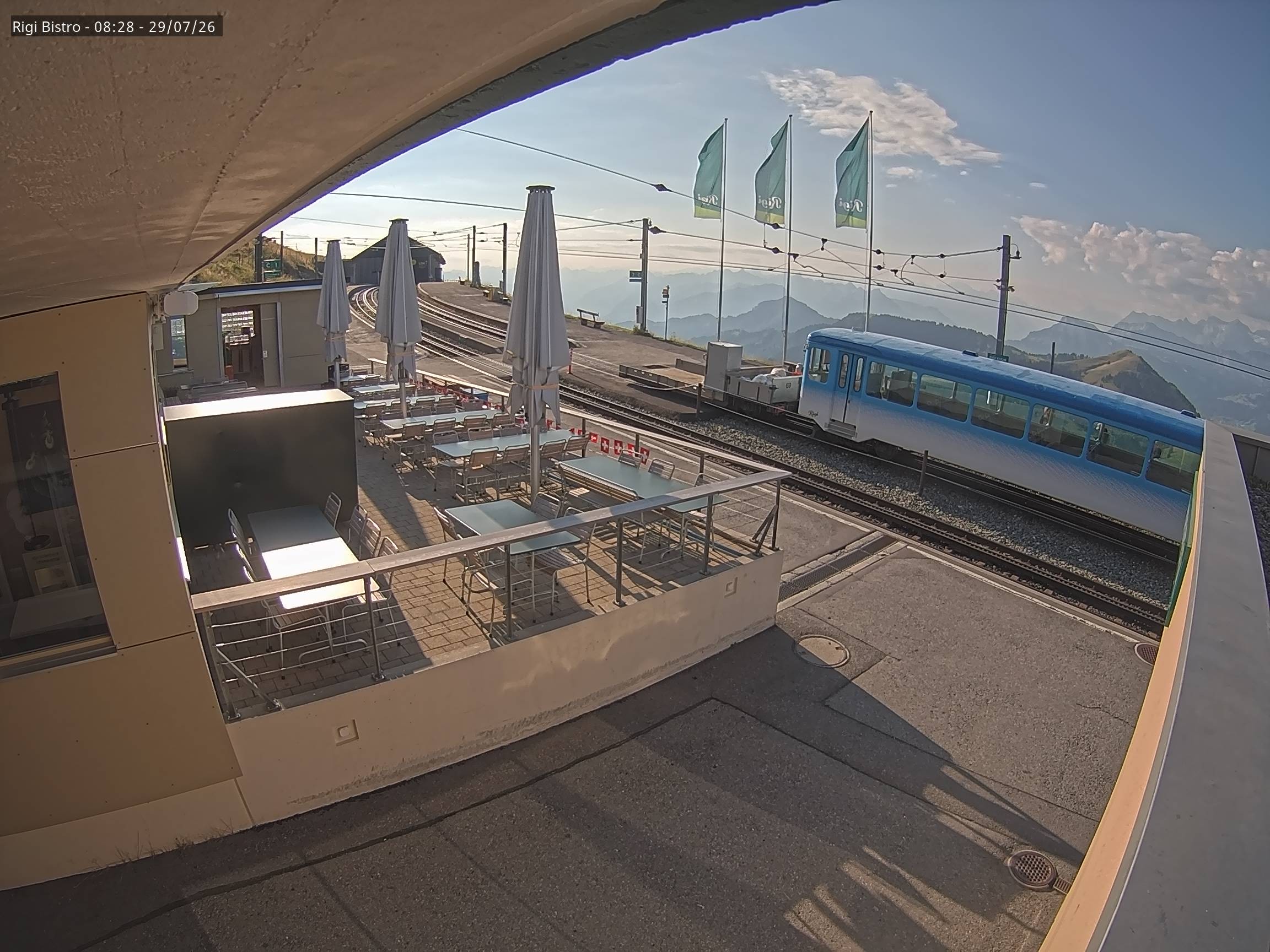 Archiv Foto Webcam Blick auf Rigi Kulm, Bergrestaurant