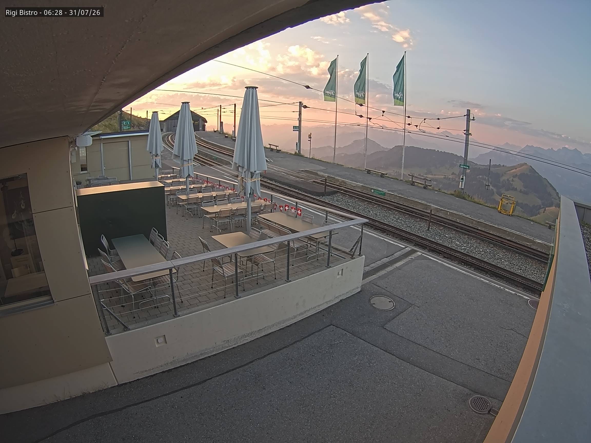 Archiv Foto Webcam Blick auf Rigi Kulm, Bergrestaurant