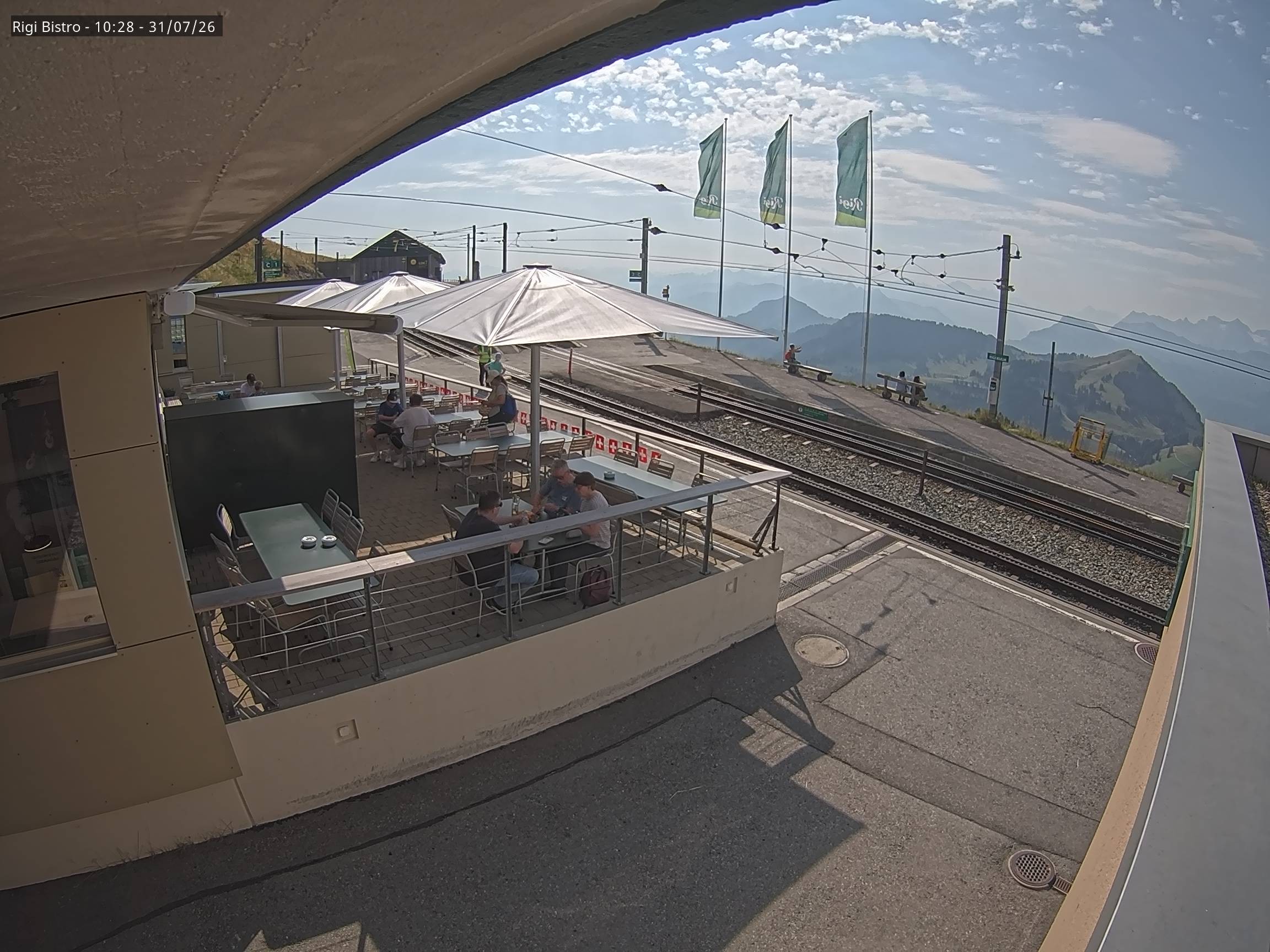 Archiv Foto Webcam Blick auf Rigi Kulm, Bergrestaurant