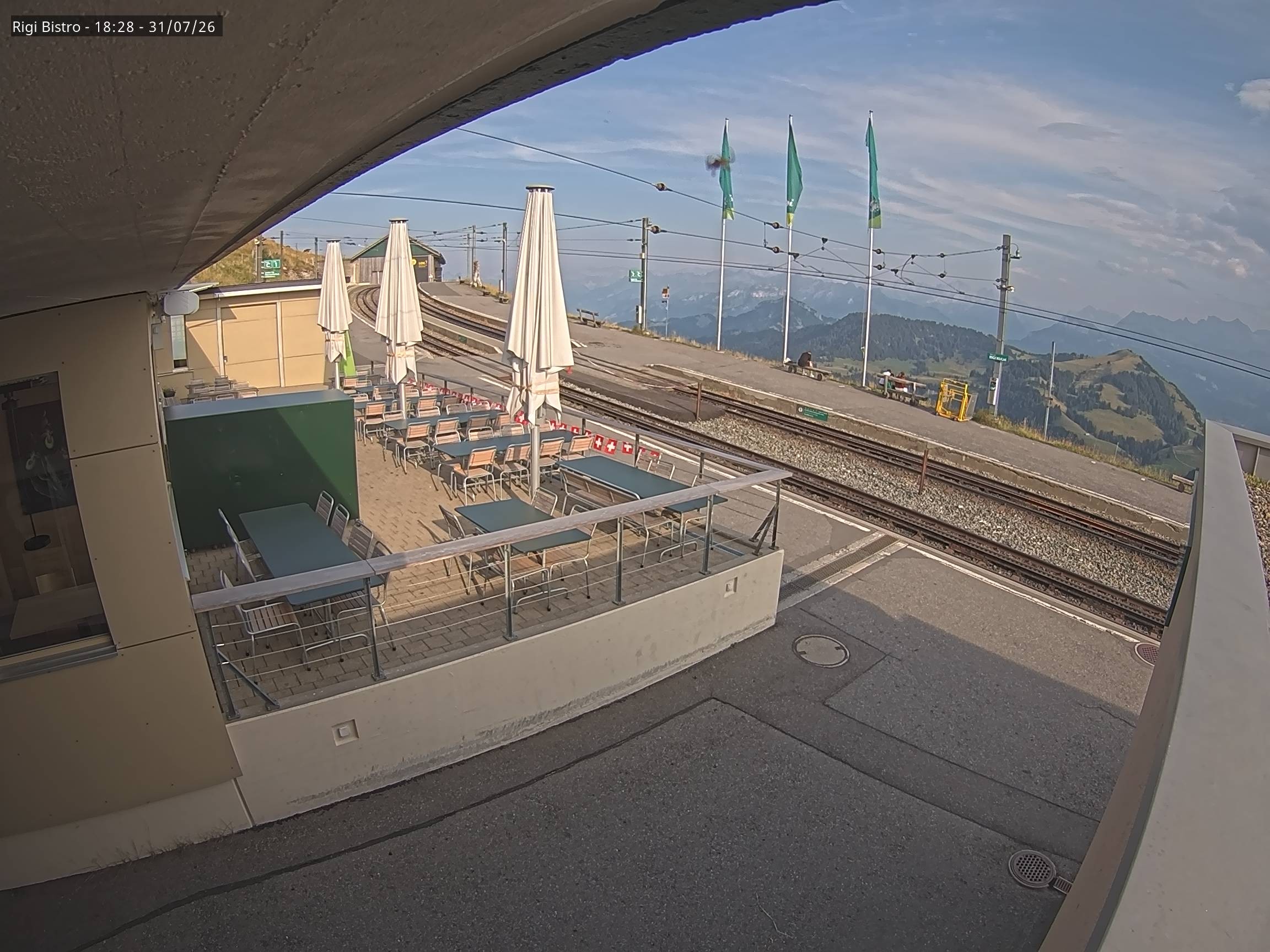 Archiv Foto Webcam Blick auf Rigi Kulm, Bergrestaurant