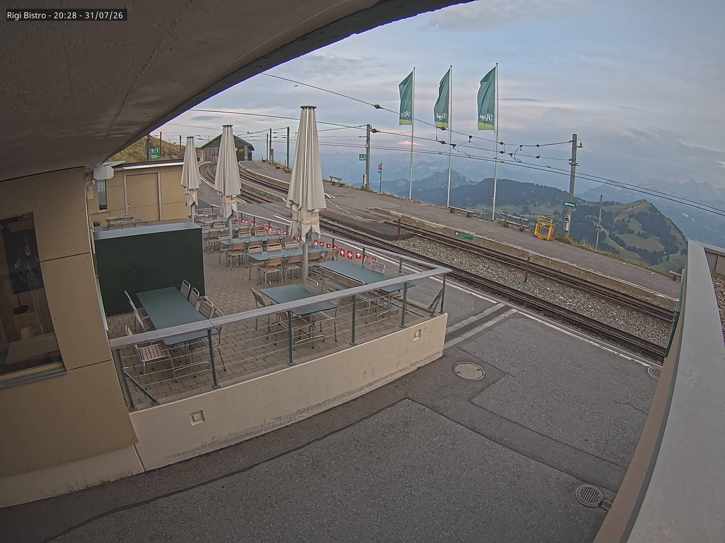 Archiv Foto Webcam Blick auf Rigi Kulm, Bergrestaurant