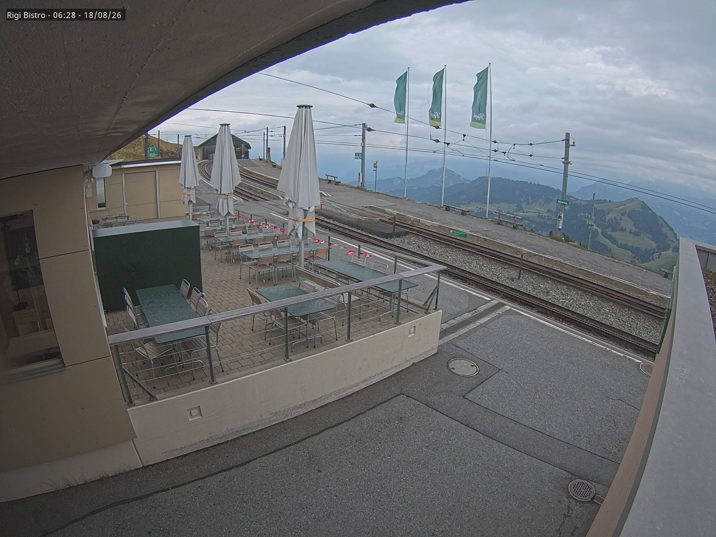 Archiv Foto Webcam Blick auf Rigi Kulm, Bergrestaurant